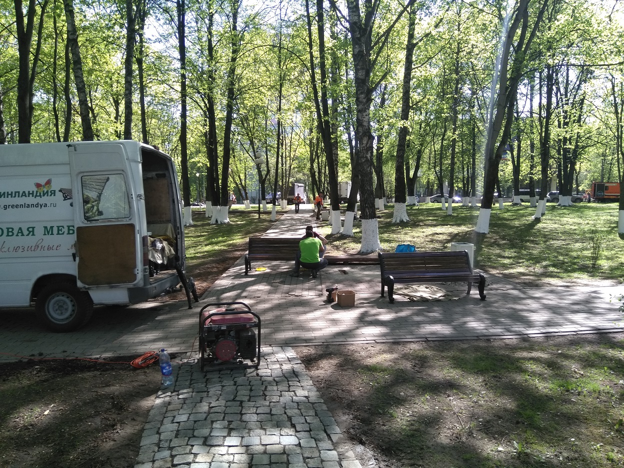 Благоустраиваем парки и скверы в городах Подмосковья